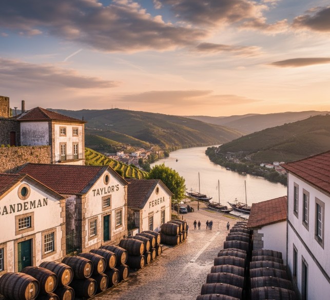 Bodegas de vino de Oporto en Peso da Régua