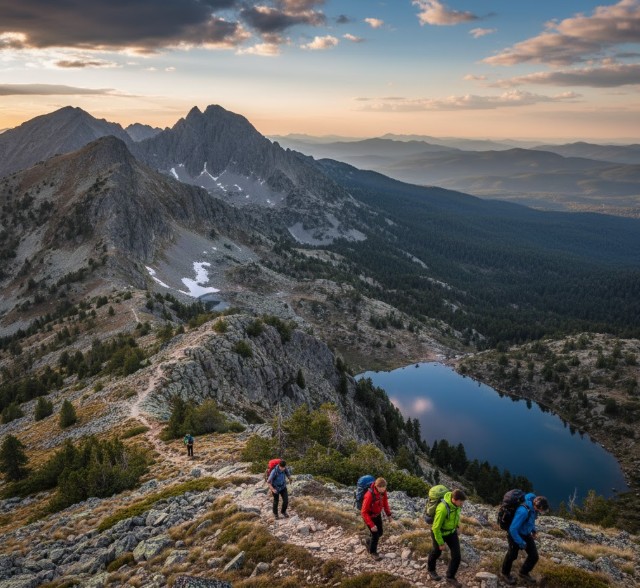 Senderismo en los Picos de Urbión con paisajes de alta montaña