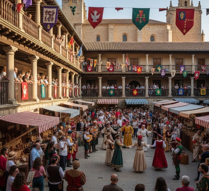 Ambiente festivo en Berlanga de Duero