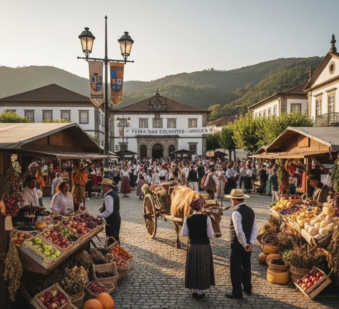 Feira das Colheitas en Arouca