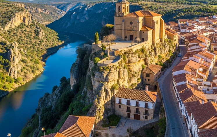 Vista del pueblo de Fermoselle, capital de los Arribes de Zamora