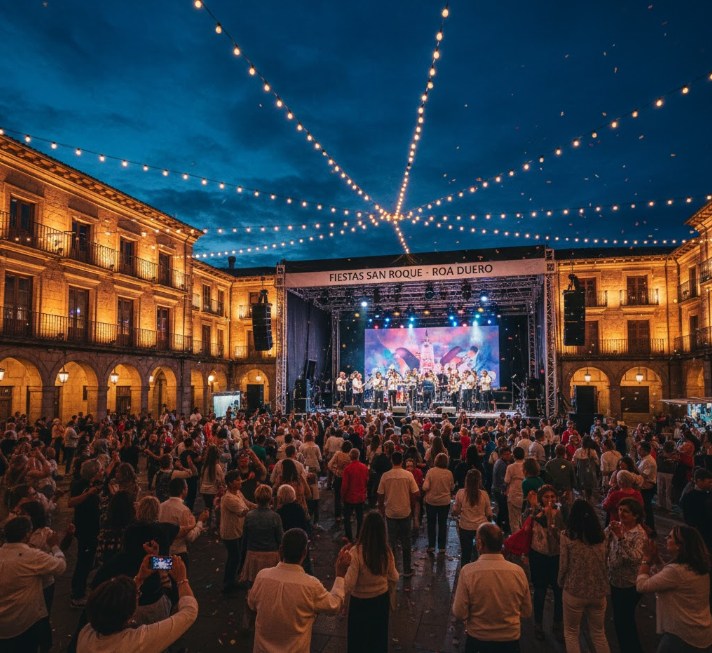 Fiestas de San Roque y la Virgen de la Asunción en Roa.