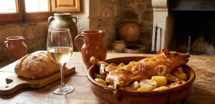 Gastronomía típica de Medina del Campo.