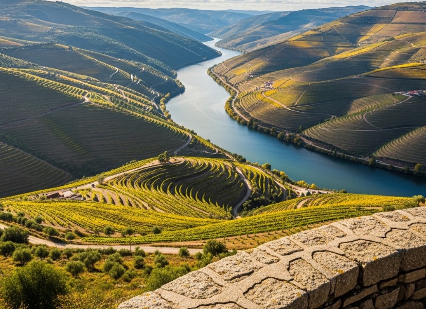 Mirador sobre el Duero en Mesão Frio