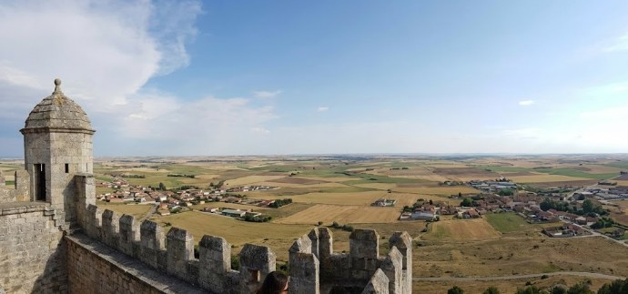 Vistas desde un castillo de Valladolid.