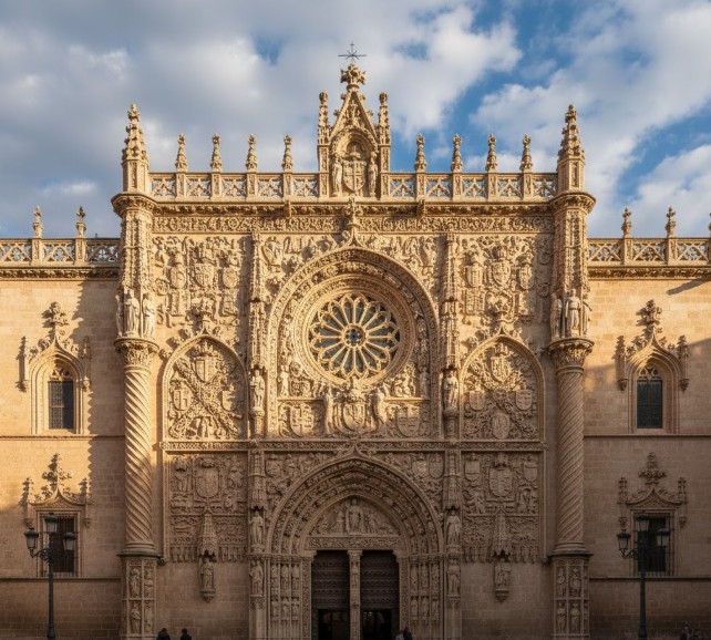 Fachada del Colegio de San Gregorio, sede del Museo Nacional de Escultura en Valladolid