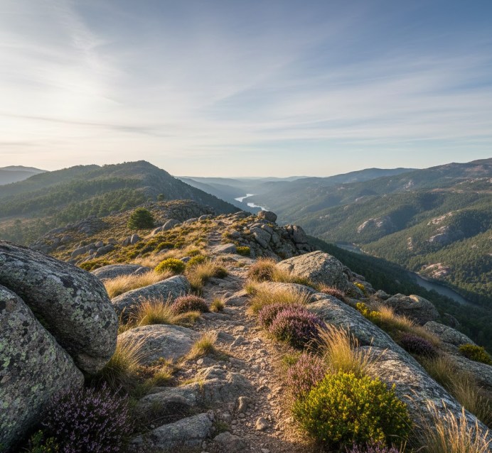Paisajes de Castro Daire en la Serra de Montemuro