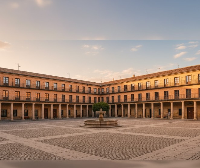 Patio interior del Palacio Ducal de Lerma, hoy Parador Nacional