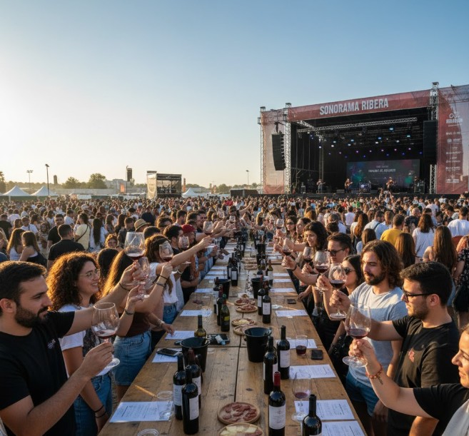Catas de vino D.O. Ribera del Duero durante el Festival Sonorama