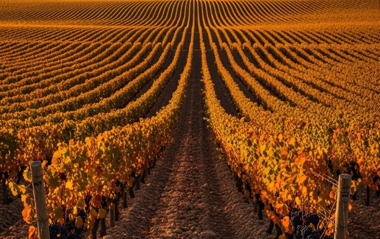 Extensos viñedos en la provincia de Valladolid, reflejo de sus D.O. de vino