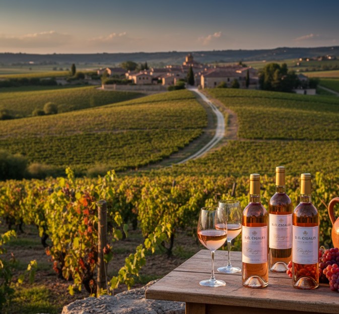 Viñedos de uva verdejo en Rueda, Valladolid