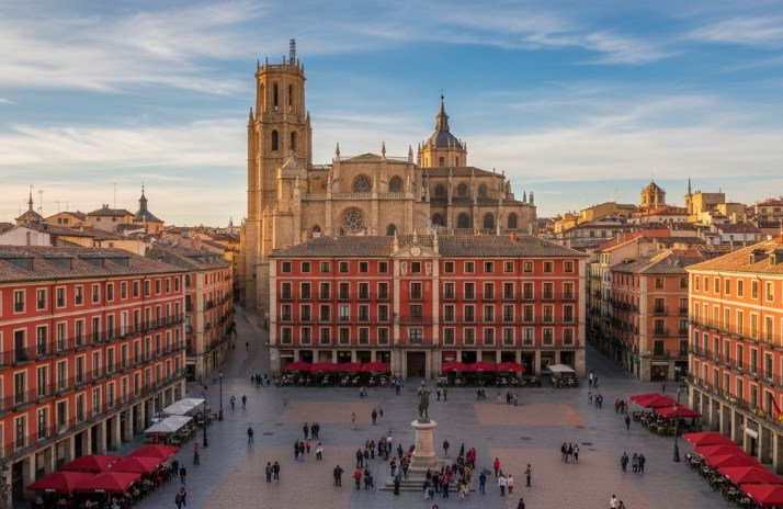 Vistas del entorno: Catedral y Plaza Mayor de Valladolid